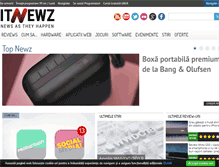 Tablet Screenshot of itnewz.ro